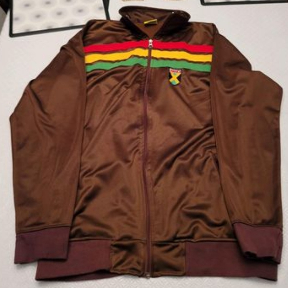 Men's Jamica Long Sleeve Zip Up Sweater.